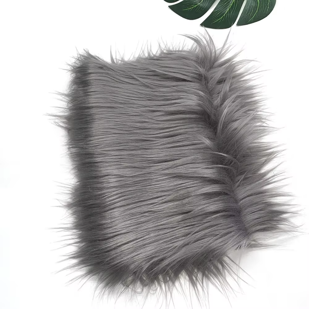 Silken Shag Silver Shadow 8cm Long Pile Fur