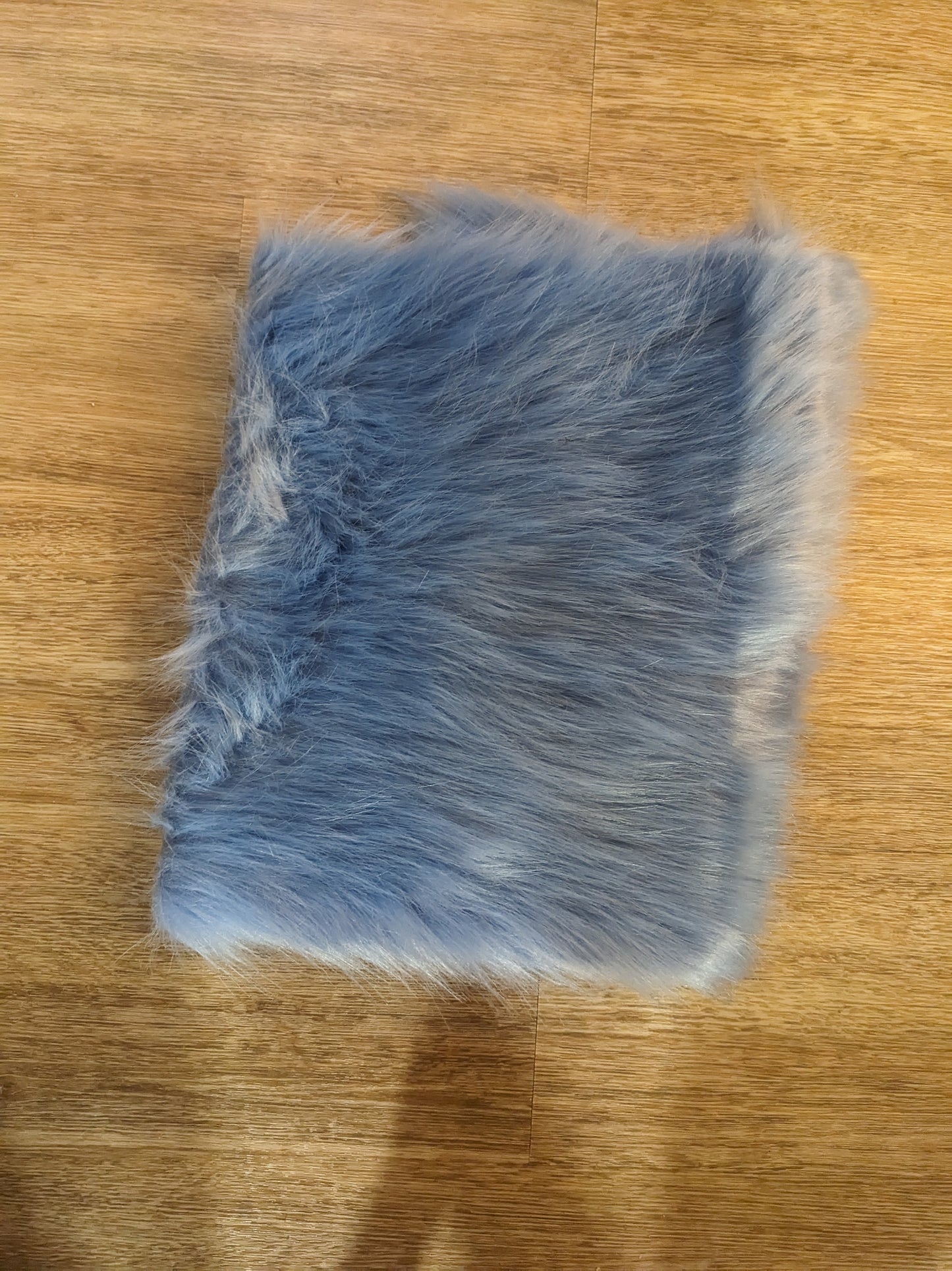 Fluffy Fox Breezy Blue 5cm Pile Fur