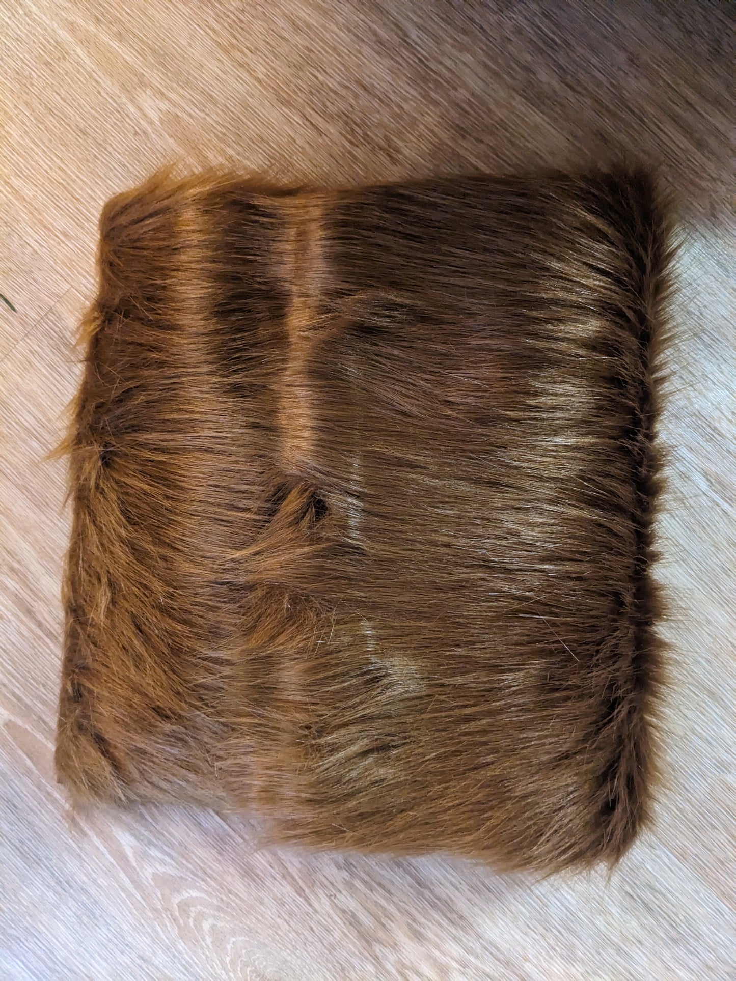 Fluffy Fox Copper Camel 5cm Pile Fur