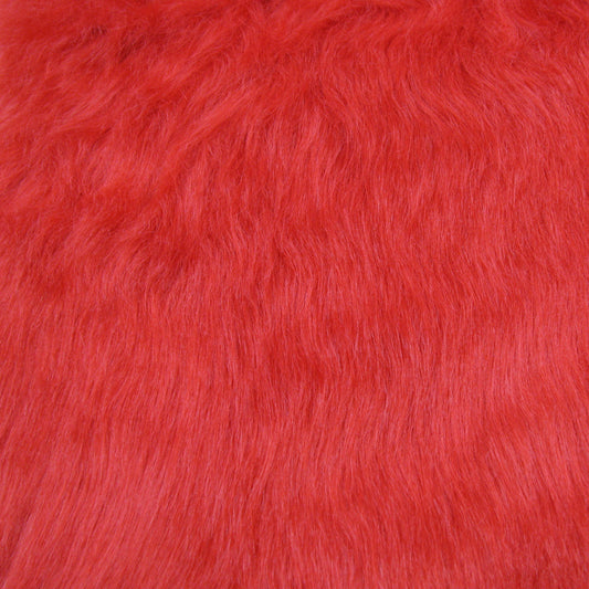 Perfect Plush Fox Fire Red Long Pile Fur