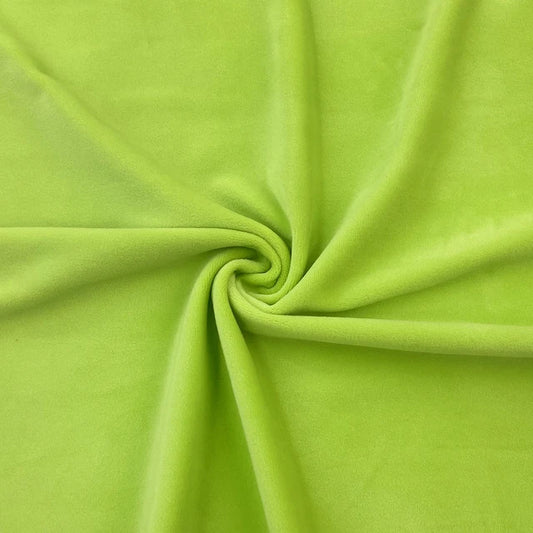 Mochi Minky Salad Green 1mm Pile Minky