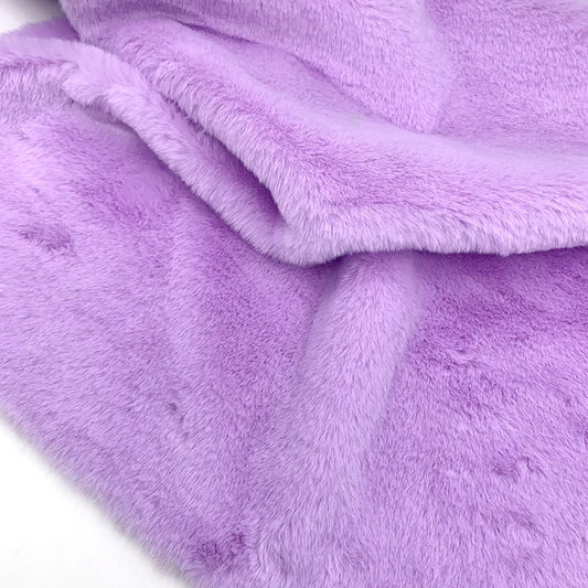 Bunnysoft Lavender 10mm Rabbit Fur Soft Faux Fur