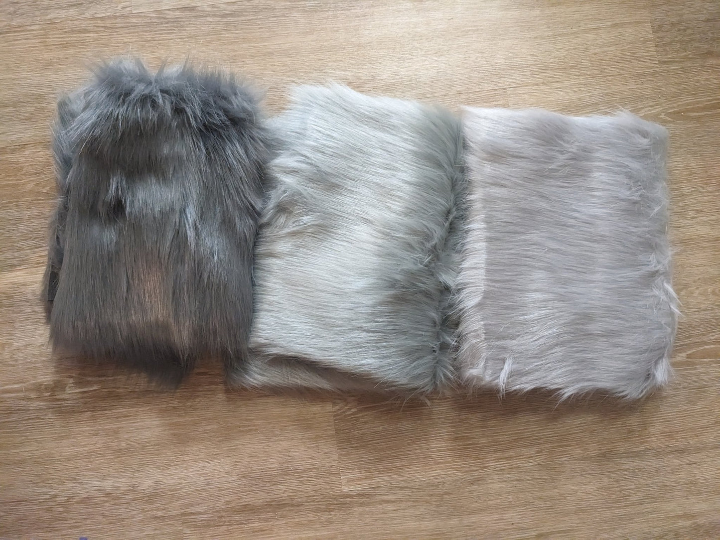 Fluffy Fox Ghostly Grey 5cm Pile Fur